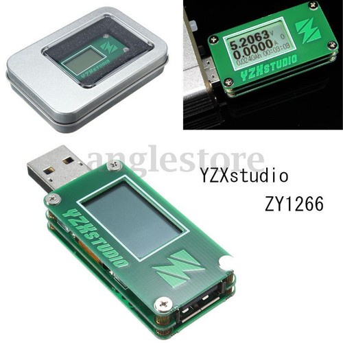 Colour TFT Dual USB Power Monitor YZXstudio ZY1270 QC2.0 QC3.0 Auto Fast Charge