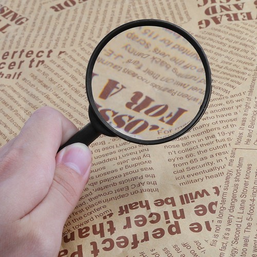 5X Magnifier Hand Held Magnifying Loupe Reading Glass Lens Jewelry Loupe 60mm