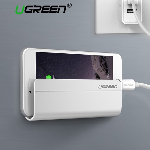 UGREEN Universal Wall Stand Mount Phone Charger Holder for iPhone Samsung Tablet