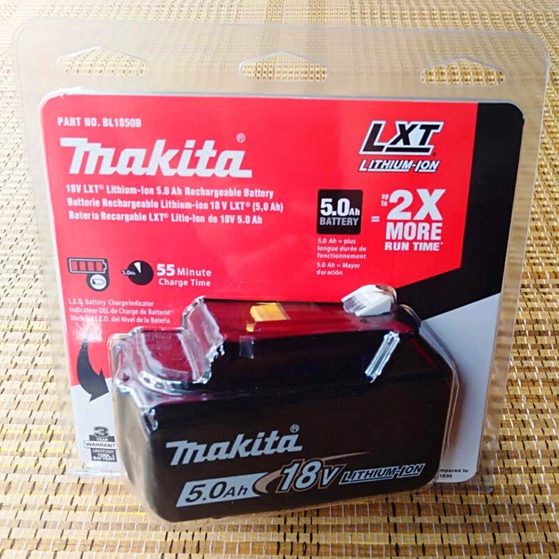 Brand New Genuine  Makita 5.0AH 18 Voit BL1850B Original  Li-ion battery