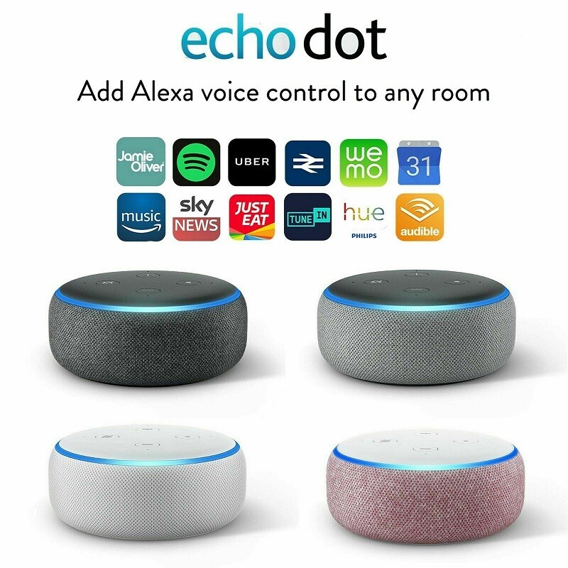 Amazon Echo Dot (3. Generation) Sprachgesteuerter  Smart Speaker mit Alexa