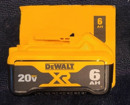 DeWalt DCB206 20V Max Lithium Ion XR 6.0AH Battery New Genuine Dewalt Battery