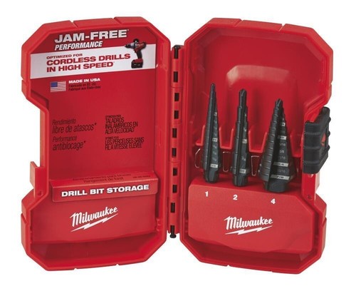 Milwauee 48-89-9221 3 PC Step Drill Bit Set