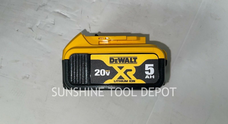 1 New Genuine Dewalt 20V 20 Volt DCB205 5.0 AH Battery For Drill, Saw, Grinder