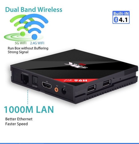 H96 PRO+ 3G 32G Android6.0 TV Box Amlogic S912 64bit Octa-core H.265 4K Player8