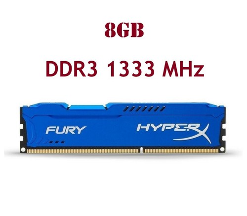 8GB 1X8GB 1333MHz Desktop DDR3 For Kingston HyperX FURY PC3-10600 DIMM RAM RHN02