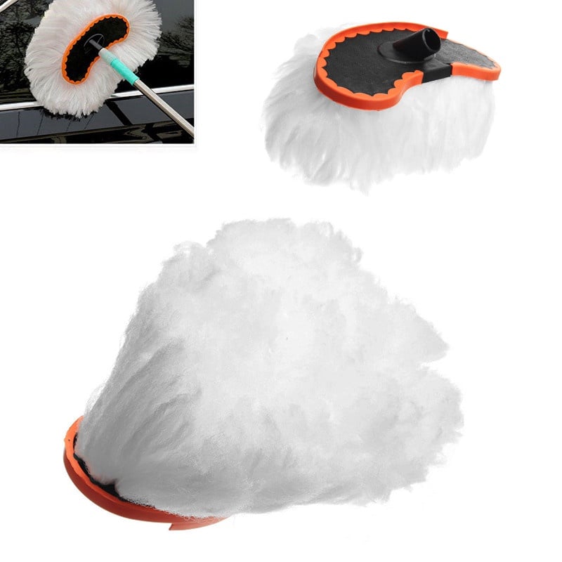 Car Cleaning Tool  Wash Brush Telescoping Handle Truck Vehicle Soft Replace Mop