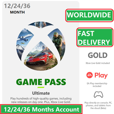 XBOX GAME PASS Ultimate 12/24/36 Months LIVE GOLD+GAMEPASS+EA PLAY [ACCT] | eBay