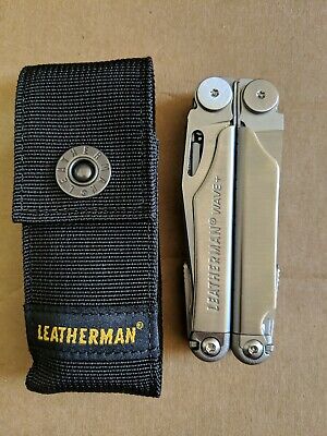 NEW Leatherman WAVE + PLUS 18 Tools Multi-Tool Stainless w/ Nylon Sheath 37447003820 | eBay