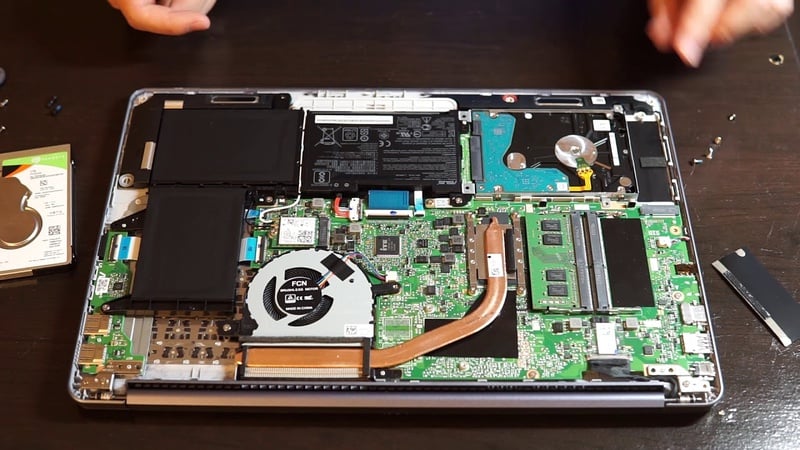 Asus X510UAR F510UA HDD Replacement Guide (HD) - YouTube