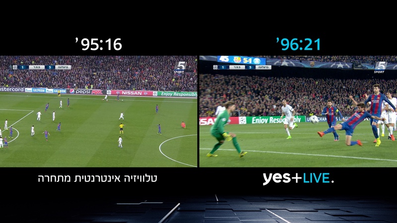 גול בזמן אמת - yes משיקה פתרון לצפייה ללא דיליי - The Gadget Reviews