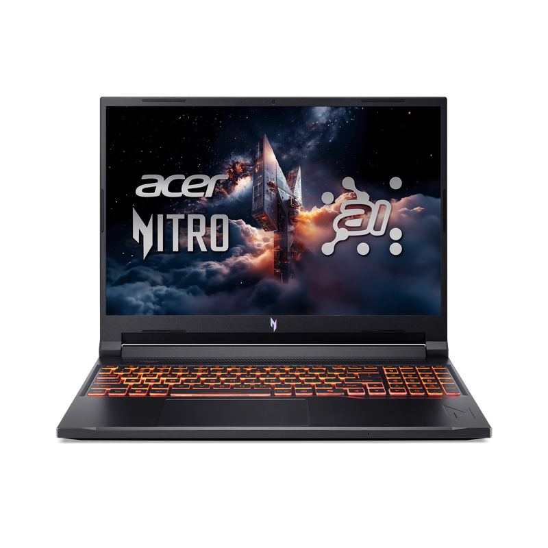Acer Nitro V 16 AI WUXGA (1920 x 1200) IPS 180Hz Gaming Laptop AI PC, AMD Ryzen 5 240 Processor, NVIDIA® GeForce RTX™ 5050 8GB GDDR7 VRAM, 16GB RAM, 512GB SSD, Obsidian Black - Walmart.com