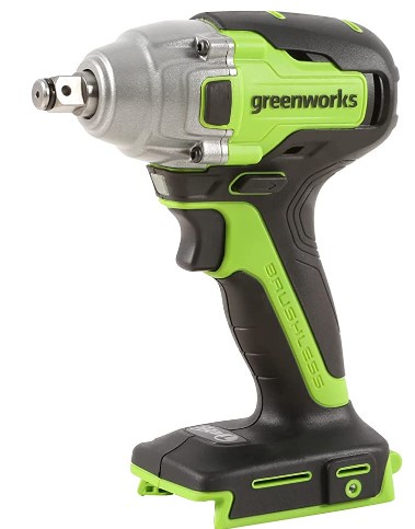 Greenworks GD24IW400 Cordless Impact Wrench with Brushless Motor, 0-2800 rpm, 0-4000 ipm, 400 Nm Torque, 1/2 Inch Adapter without 24 V Battery and Charger : Amazon.de: DIY & Tools