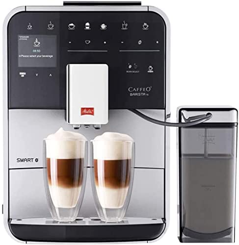 Melitta Barista TS Smart F85/0-101, Bean to Cup Coffee Machine, Bluetooth connectivity, Melitta Connect App, Whisper Grinder (Quiet Mark), Silver : Amazon.co.uk: Home & Kitchen