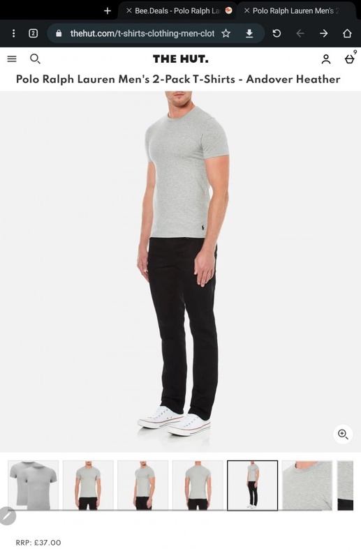 Polo Ralph Lauren Men's 2-Pack T-Shirts - Andover Heather | TheHut.com