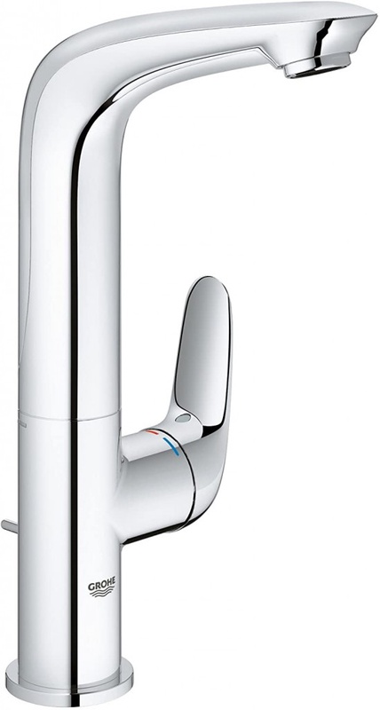 Grohe 23718003 Miscelatore Monocomando per Lavabo Leva Chiusa, Taglia L, Cromo, L: Amazon.it: Fai da te