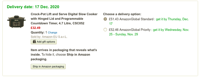Crock-Pot Lift and Serve Digital Slow Cooker with Hinged Lid and Programmable Countdown Timer, 4.7 Litre, CSC052: Amazon.co.uk: Kitchen & Home