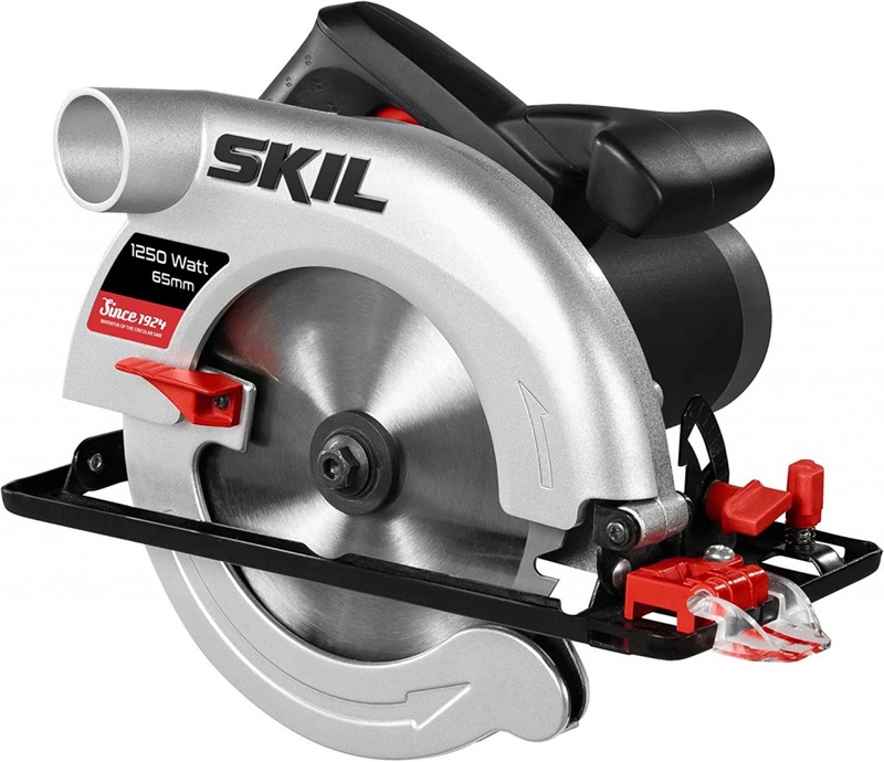 SKIL Kreissäge 5665 AA (Schnitttiefe 65 mm, Motor 1250 W, Säge mit Schnittlinien-Visier, Spindelarretierung, integrierte Schlüsselaufbewahrung) : Amazon.de: Baumarkt
