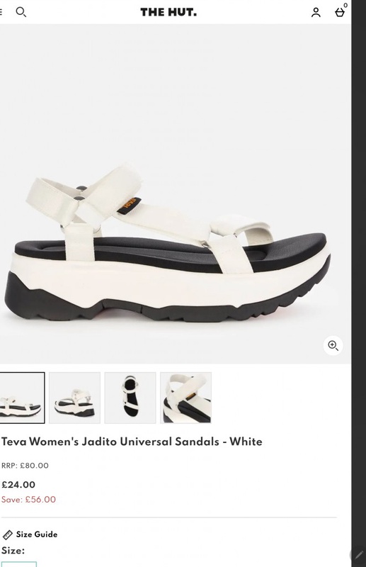 Teva Women's Jadito Universal Sandals - White | TheHut.com