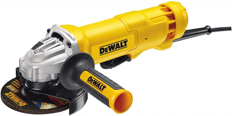 DEWALT - Meuleuse Compacte avec Interrupteur à Palette - DWE4233-QS - Meuleuse 125 avec Système d'Éjection de la Poussière et Carter de Protection Réglable - Lame Ø125mm - Vitesse 11500tr/min - 1400W : Amazon.fr: Bricolage