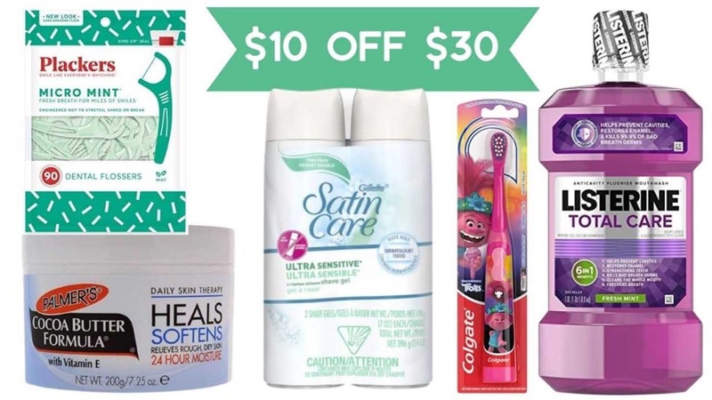 Amazon.com Save $10 when you buy $30 of select items promotion