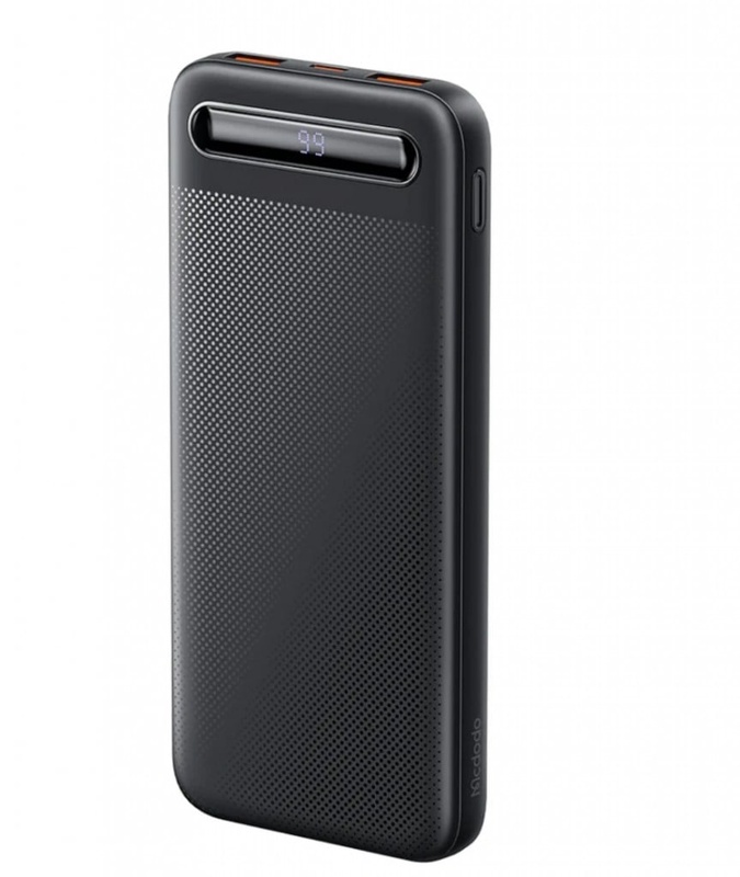 סוללה גיבוי Mcdodo black 10.5W Digital Display 10000mAh 2A Power Bank MC-4422