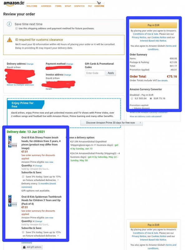 Oral-B Kids Disney Frozen brush heads, for children from 3 years, 4 pieces (product may differ from image): Amazon.de: Drogerie & Körperpflege