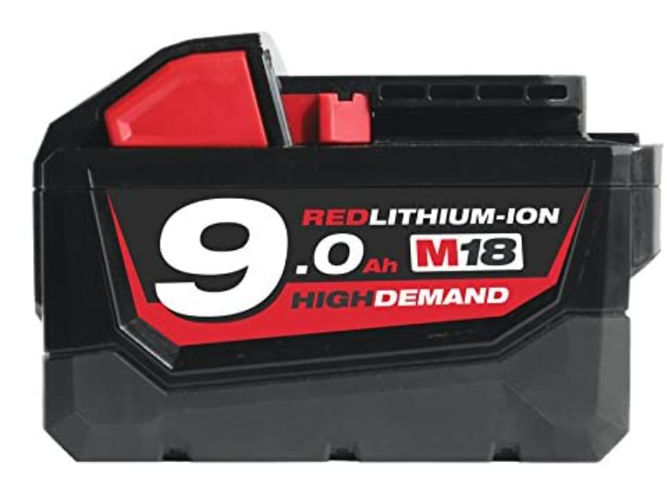Milwaukee M18B9 M18 9.0Ah Red Lithium-Ion Battery New: Amazon.co.uk: DIY & Tools