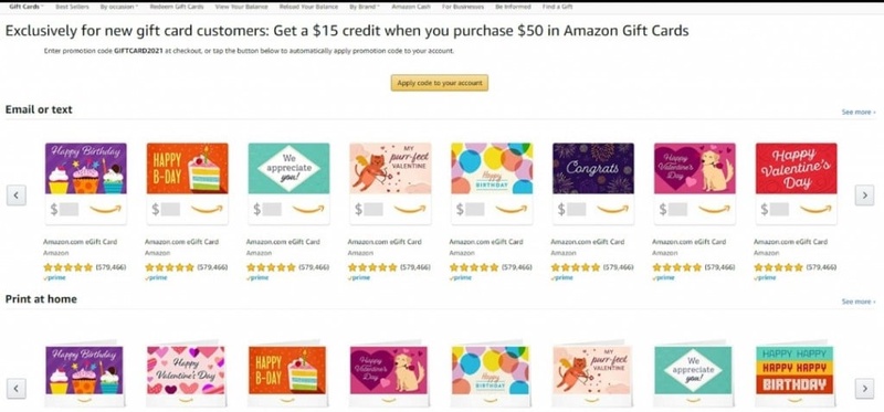 Amazon.com: : Gift Cards