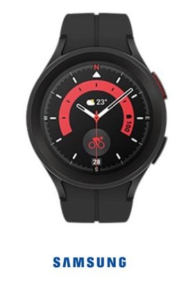 שעון יד חכם SAMSUNG דגם Watch5 Pro 45mm שחור אולסייל - סמסונג