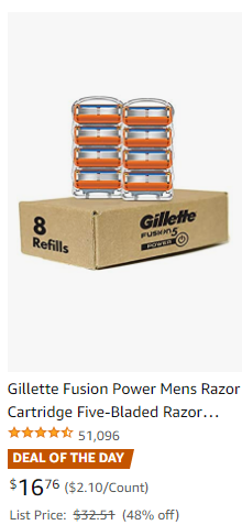 Save up to 40% on Gillette and Venus shaving essentials