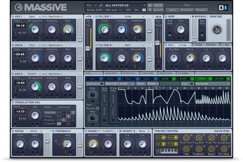 Massive: Polyphonic software synthesizer | Komplete