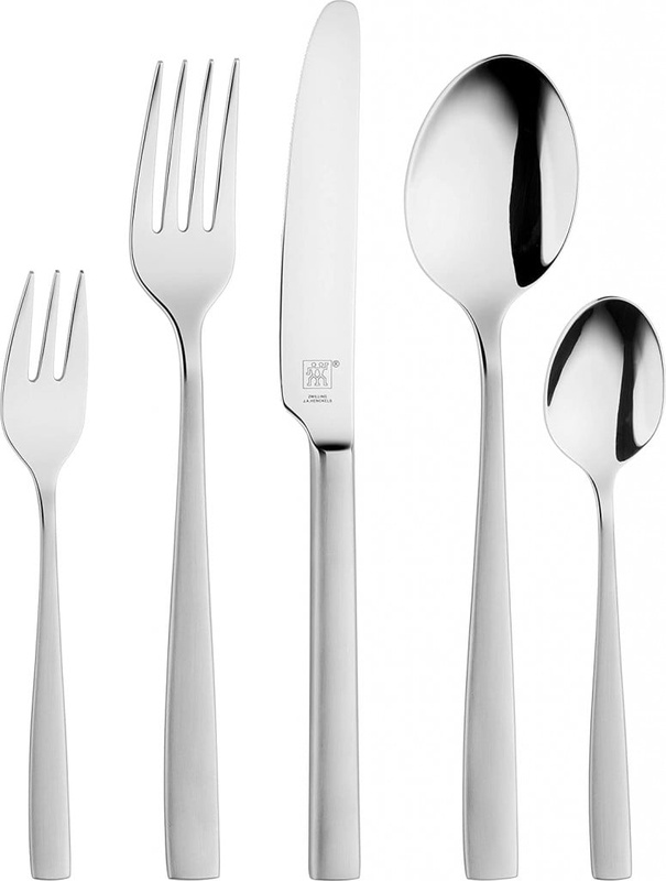 ZWILLING Set de 30 Couverts de Table, Pour 6 Personnes, Acier Inoxydable 18/10/Lame Acier Haute Qualité, Mat/Poli, Roseland: Amazon.fr: Cuisine & Maison