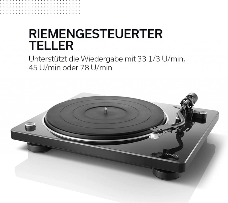 Denon DP400BKEM Plattenspieler Schwarz: Amazon.de: Elektronik & Foto