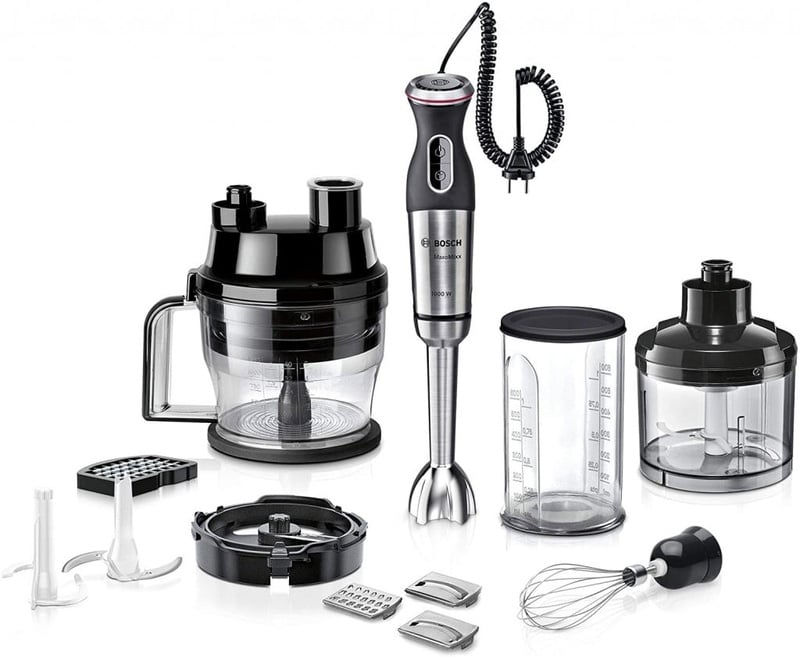 Bosch MaxoMixx MS8CM61X1 - Batidora de mano, 12 niveles, nivel turbo, cortador de dados, 1000 W, acero inoxidable : Amazon.es: Hogar y cocina