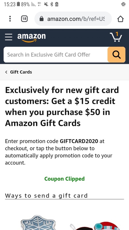 Amazon.com: Exclusive Gift Card Offer: Gift Cards