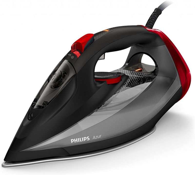 Philips Azur Steam Iron with 250 g Steam Boost, 2600 W and SteamGlide Soleplate, Black - GC4567/86: Amazon.co.uk: Kitchen & Home