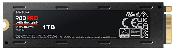 SSD M.2 1TB Samsung 980 PRO Heatsink NVMe PCIe 4.0 : Amazon.co.uk: Computers & Accessories