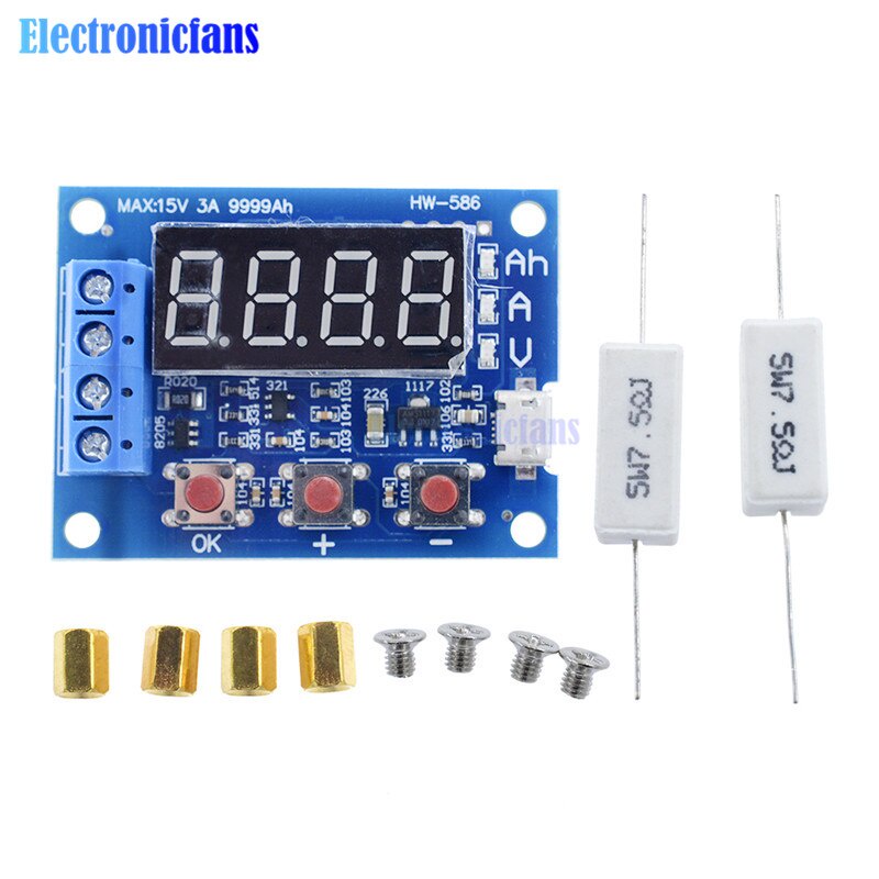 1.2v 12v ZB2L3 18650 Li ion Lithium Battery Capacity Tester Battery Charging Indicator|Battery Testers| - AliExpress