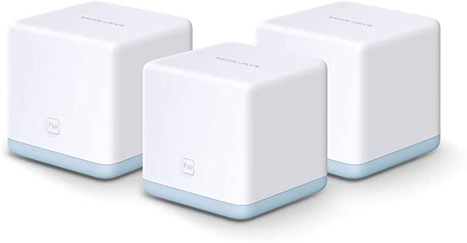 Mercusys Halo S12(2-Pack) AC1200 Mbps Whole Home Mesh Wi-Fi System (Wi-Fi Router/Extender/Booster for Seamless Network, up to 2,800 sq feet Coverage, Parental Control, Easy Set Up) : Amazon.co.uk: Computers & Accessories