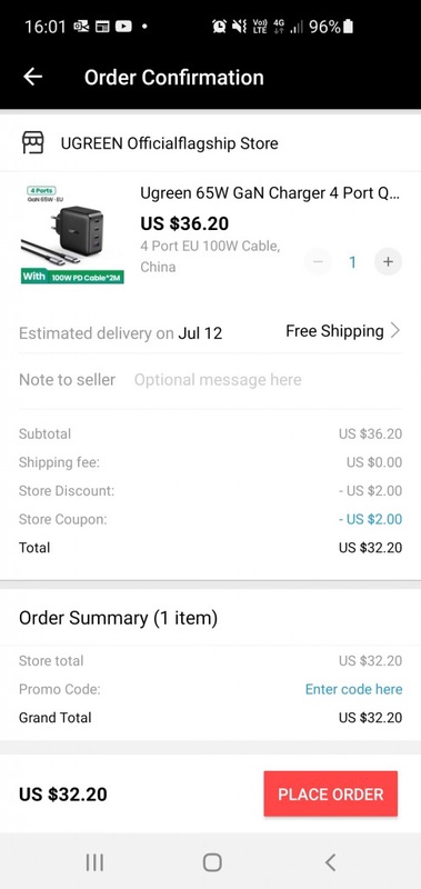 Ugreen 65W GaN Charger 4 Port Quick Charge 4.0 3.0 Type C PD USB Charger QC 4.0 3.0 Wall Fast Charger for iPhone Xiaomi Laptop|Mobile Phone Chargers| - AliExpress