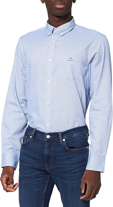 GANT D1. TP Royal Oxford Reg BD, Cielo Sereno, XL Uomo : Amazon.it: Abbigliamento