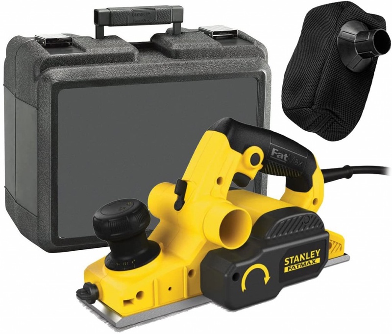 STANLEY FATMAX FME630K-QS - Cepillo eléctrico madera 750W, incluye 2 hojas y maletín : Amazon.es: Bricolaje y herramientas