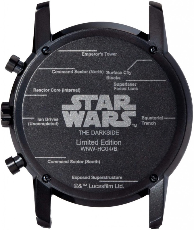 Amazon.co.jp: Sony Wena Original Japanese Star Wars Official Smartwatch wena wrist pro Chronograph Premium Black Set/Star Wars limited edition 