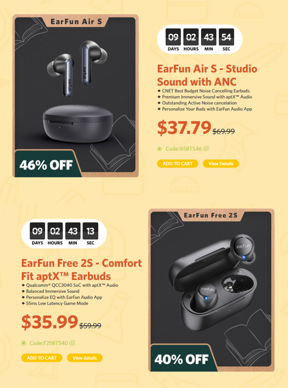 EarFun Back to School Essentials