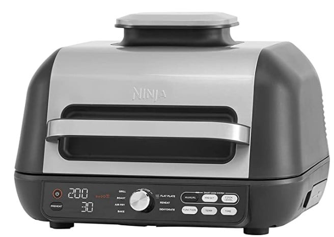 Ninja Foodi MAX PRO Health Grill, Flat Plate & Air Fryer [AG651UK] 7 Cooking Functions, 2 Grill Plates, 3.8L, Silver/Black : Amazon.co.uk: Home & Kitchen