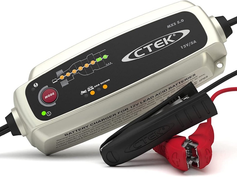 CTEK MXS 5.0 Battery Charger with Automatic Temperature Compensation, 12 V, 5.0 Amp (EU Plug) : Amazon.de: Automotive