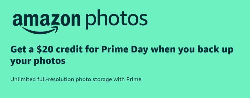Try Amazon Photos, get a $20 Prime Day credit