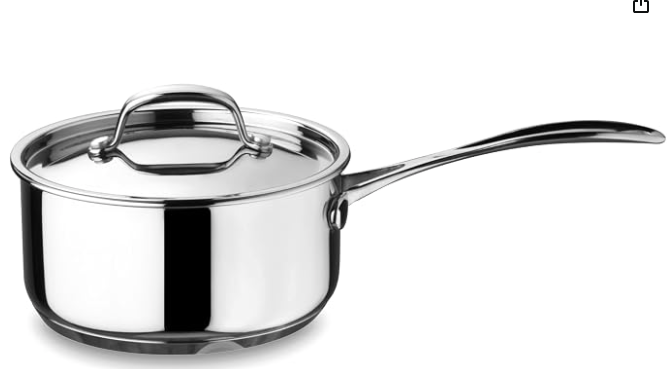 Mepra 30211116 Casserole Glamour Stone with Lid and Handle, 16cm, Stainless Steel : Amazon.de: Home & Kitchen