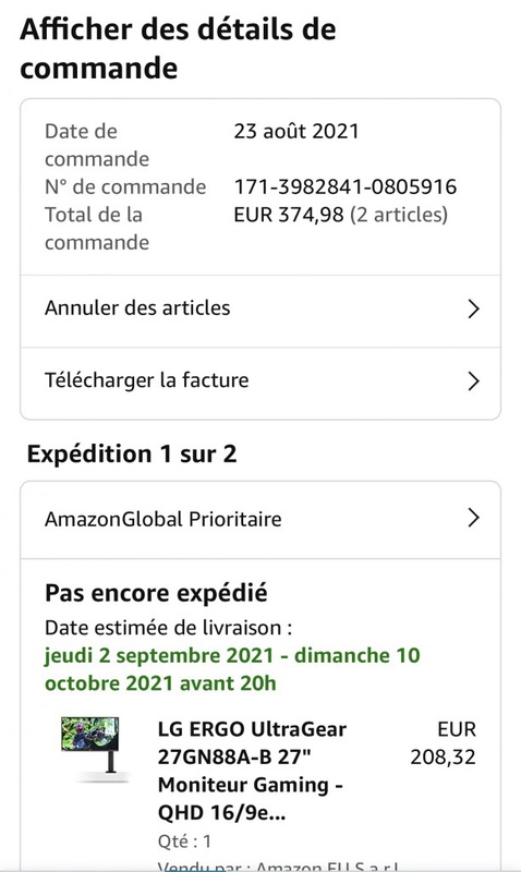 LG ERGO UltraGear 27GN88A-B 27
